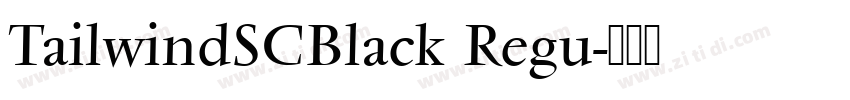 TailwindSCBlack Regu字体转换